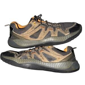 Gotcha Trekker Taupe Vented Soles Stay Tight Laces Men's Hiking Shoes Size 9